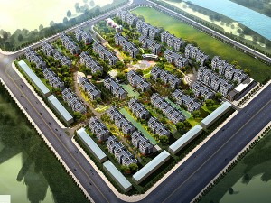 凤凰骊城住宅小区鸟瞰