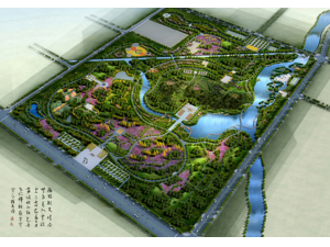 河北巨鹿县洪溢河生态廊道（核心区外）绿化景观规划设计